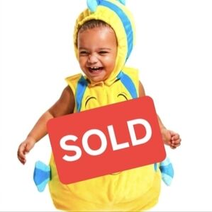 Disney store flounder baby costume body suit, not sold in the US,limited edition